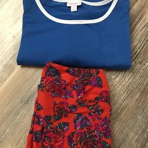 LuLaRoe Irma and Leggings Set